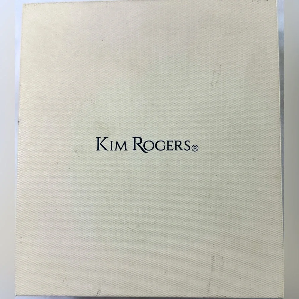 Kim Rogers Gold-Tone Yellow Stone Pendant Necklace & Earrings Set NIB - Picture 4 of 5